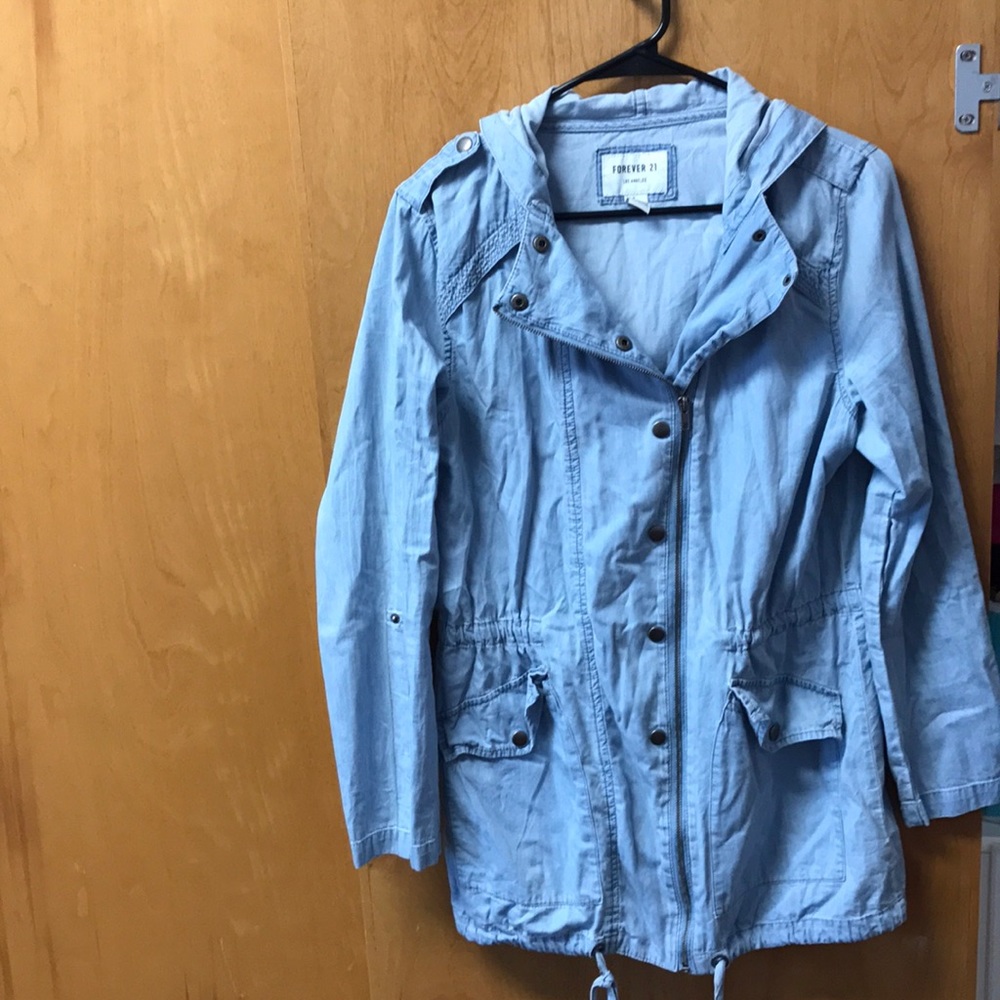 Forever 21 Cardigan Style Jean Jacket